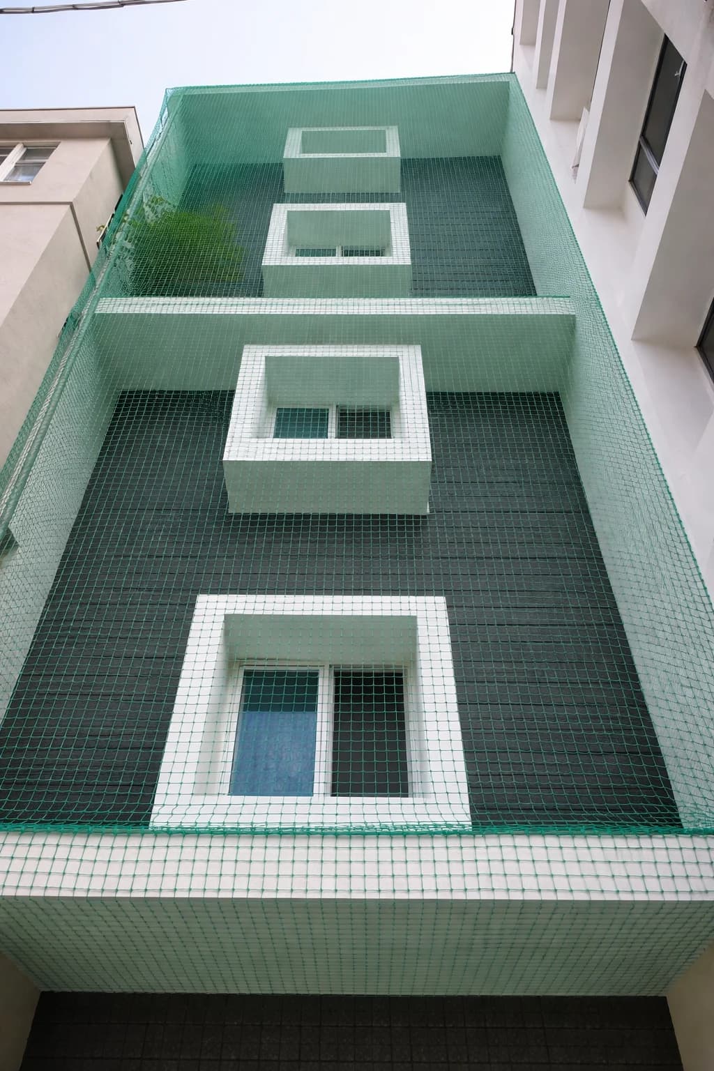 Duct area and building shaft safety netting - Swathi Safety Nets